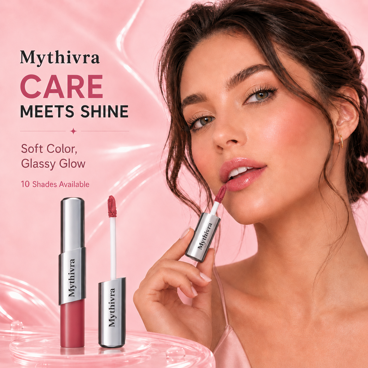 Perfect Twin Lip — Dual-Ended Liquid Lipstick with Velvet Matte Color and Glossy Shine