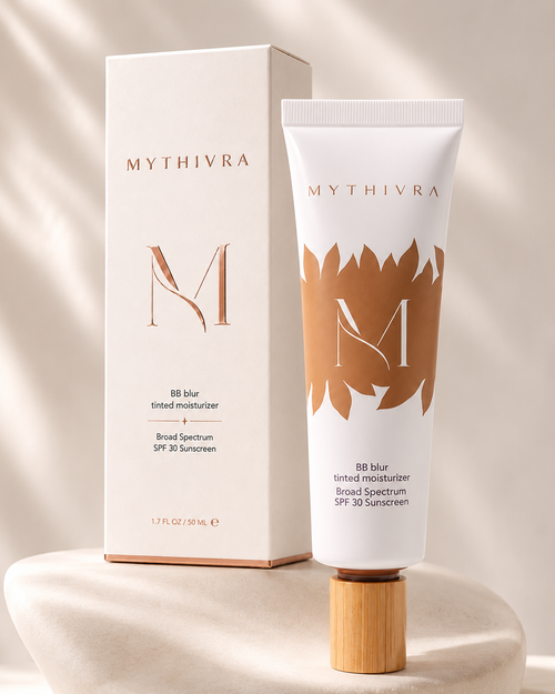 Bio07 BB Blur Tinted Moisturizer Broad Spectrum SPF 30 Sunscreen | Free Custom Makeup Brush Included