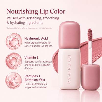 Soft Matte NudeBlur Lip Tintfor Lips and Cheeks