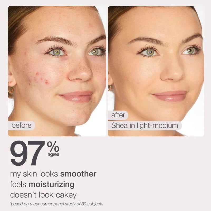 Bio07 BB Blur Tinted Moisturizer Broad Spectrum SPF 30 Sunscreen | Free Custom Makeup Brush Included